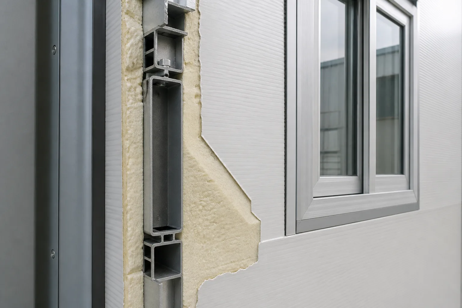 cheap vs premium porta cabin in Pakistan sandwich panel insulation detail